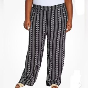 Three Dots Ladies' Printed Elastic Pull-On Pant Size XXL NWT